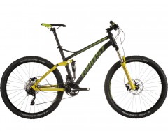 Велосипед MTB GHOST Kato FS3 2015 черный/лимонный