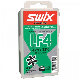 Парафин Swix, -12C/ -32C, зеленый, LF4X 60гр.
